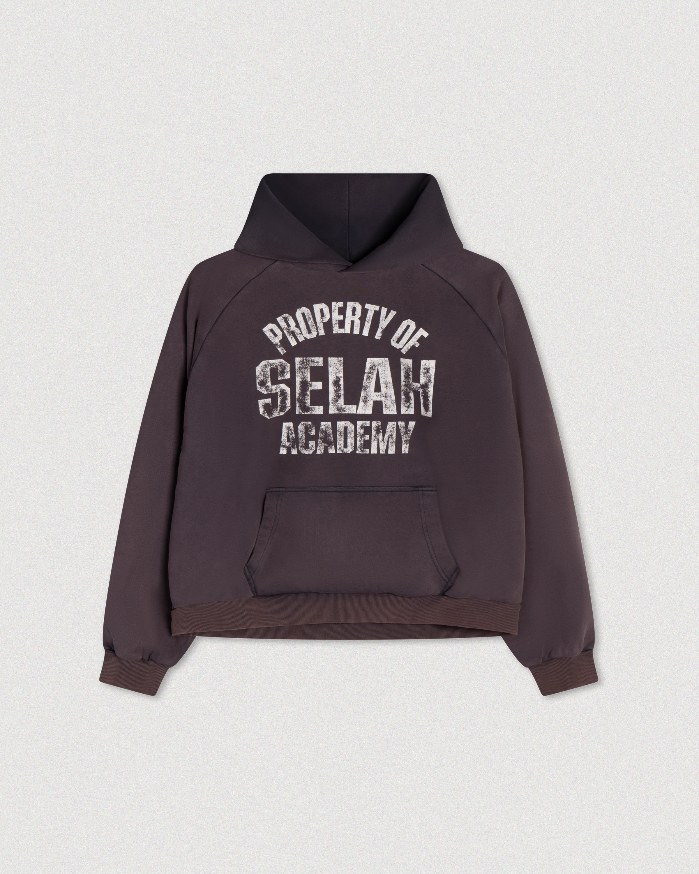 "ACADEMY" AGED RAGLAN HOODIE