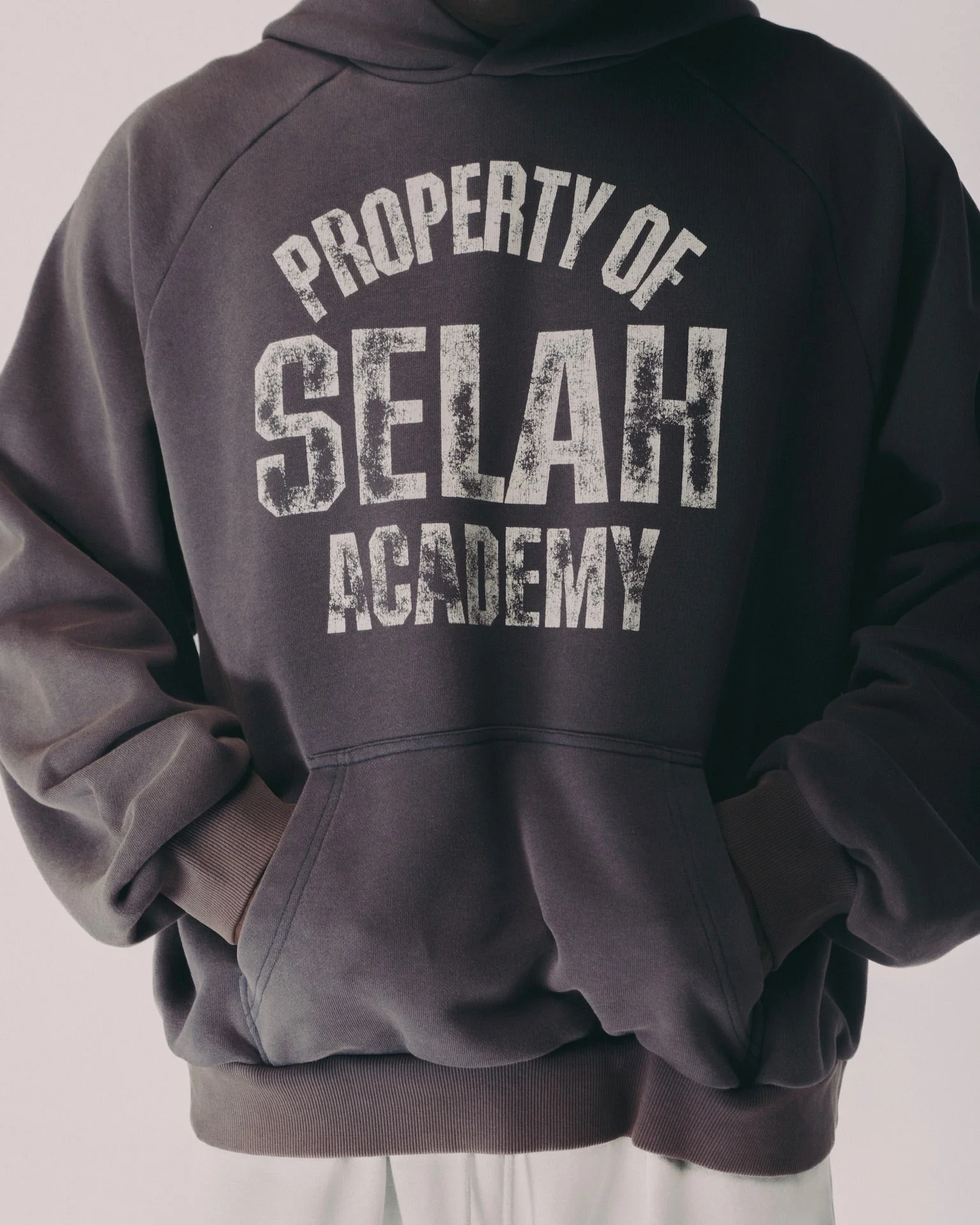 "ACADEMY" AGED RAGLAN HOODIE - Image 3