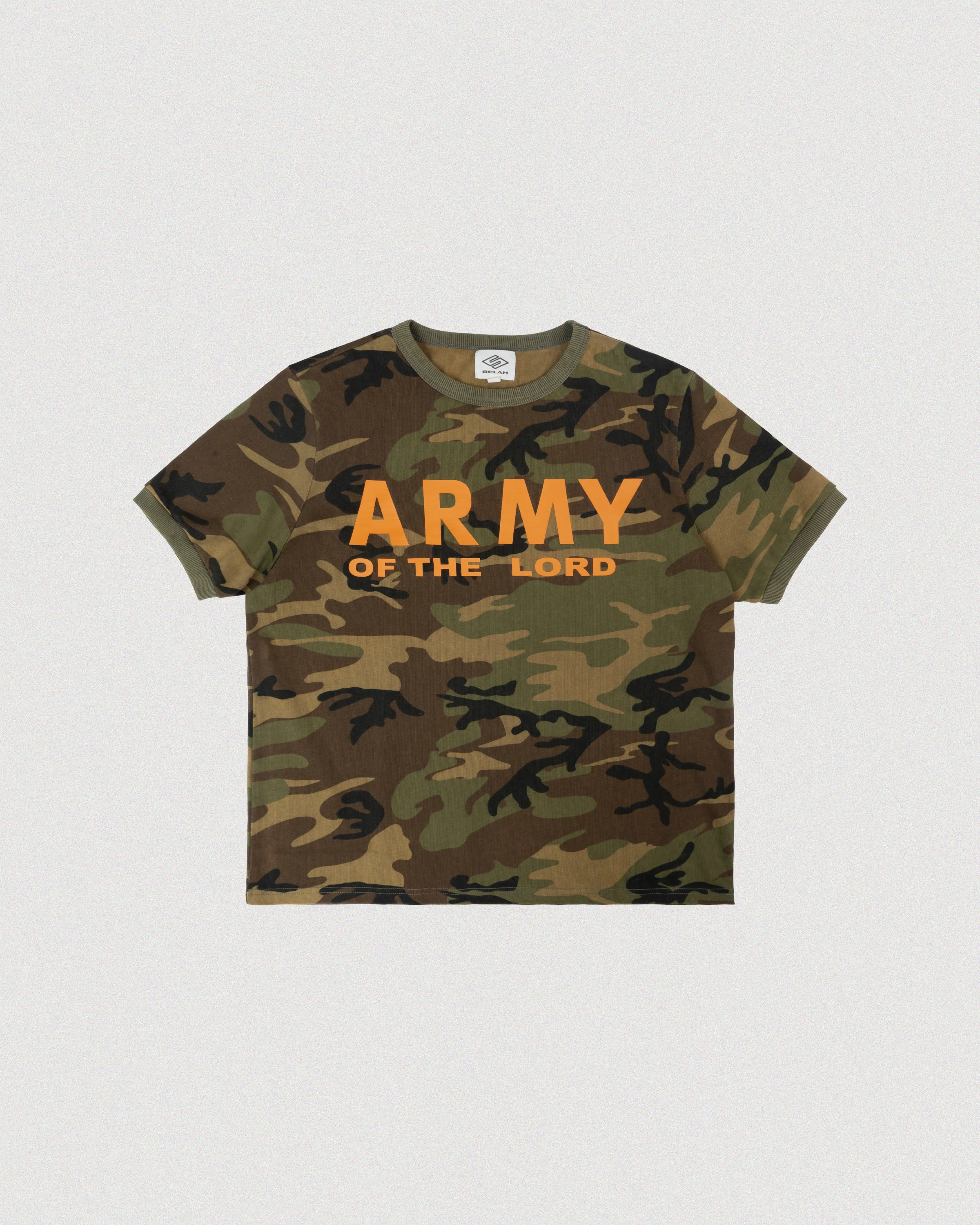 "ARMY OF THE LORD" 70'S RINGER TEE