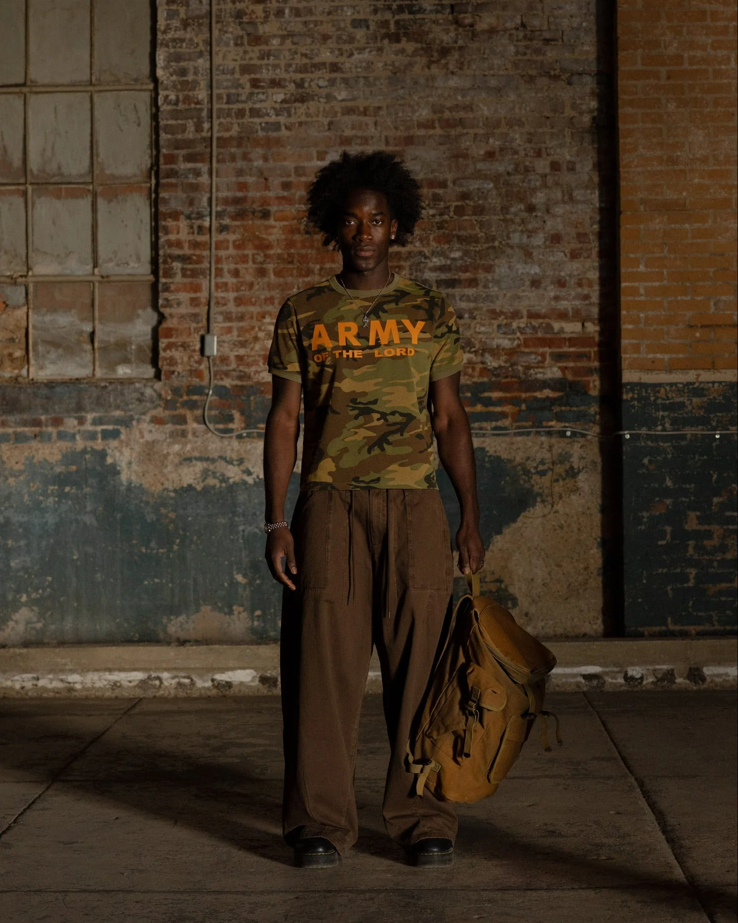 "ARMY OF THE LORD" 70'S RINGER TEE - Image 2