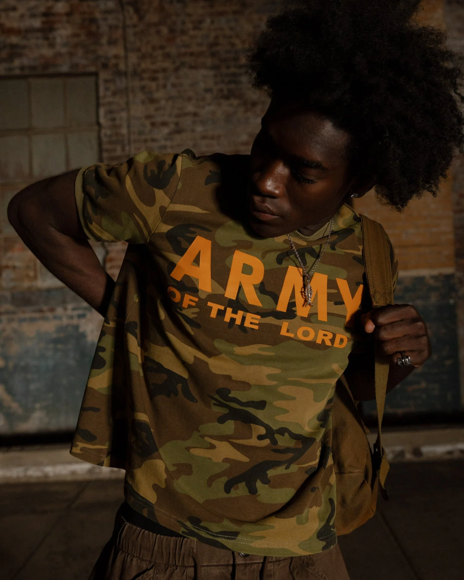 "ARMY OF THE LORD" 70'S RINGER TEE - Image 3