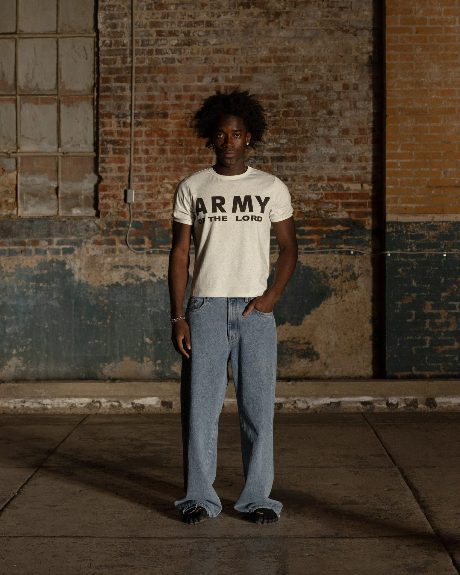 "ARMY OF THE LORD" 70'S RINGER TEE - Image 5