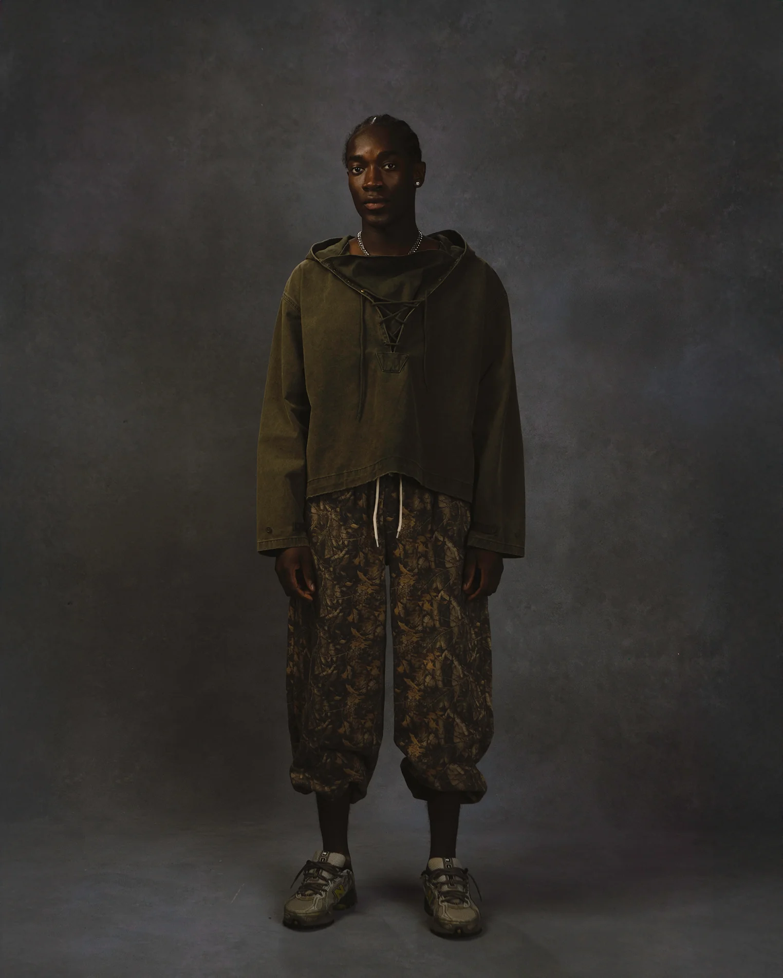 "CAMO" BAGGY SCRUNCH SWEATPANTS - Image 2