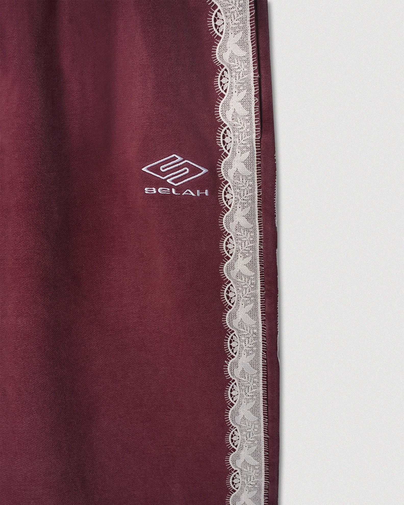 "COLUMBA" LACE STRIPED TRACKPANTS - Image 8