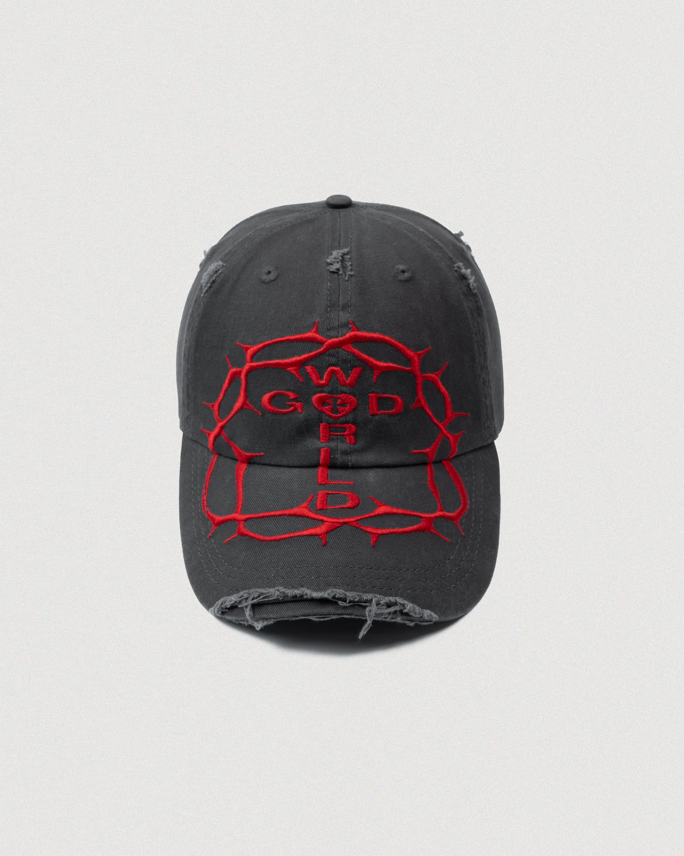 "CROWN OF THORNS" DISTRESSED DAD HAT - Image 5