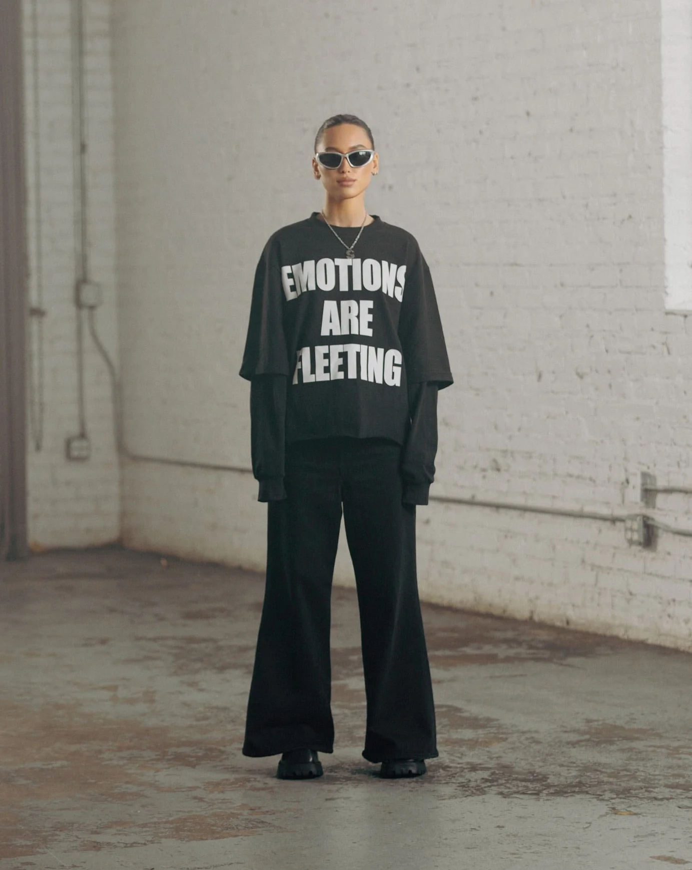 "EMOTIONS" TWO SLEEVE TEE - Image 2