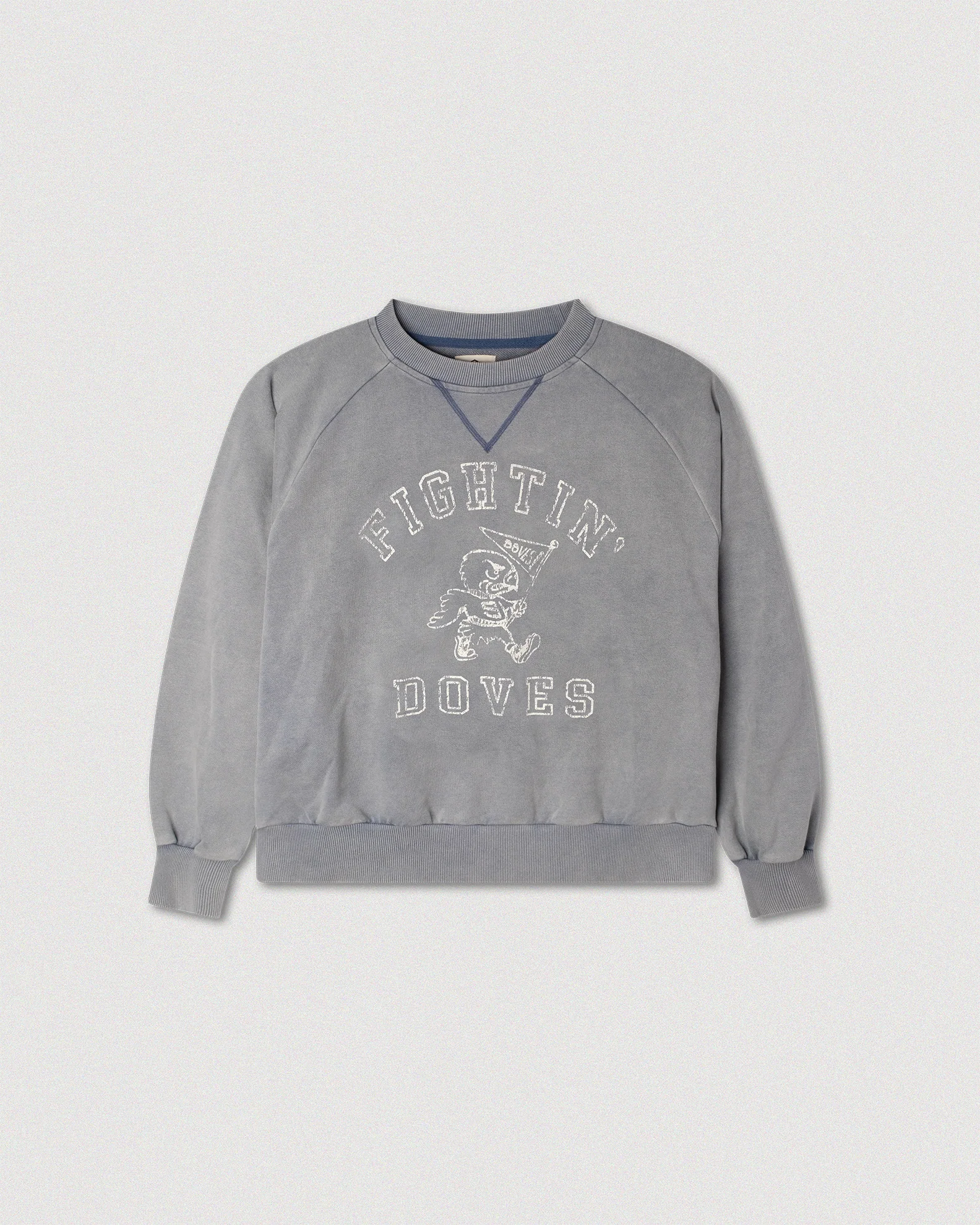 "FIGHTIN' DOVES" VINTAGE RAGLAN CREWNECK