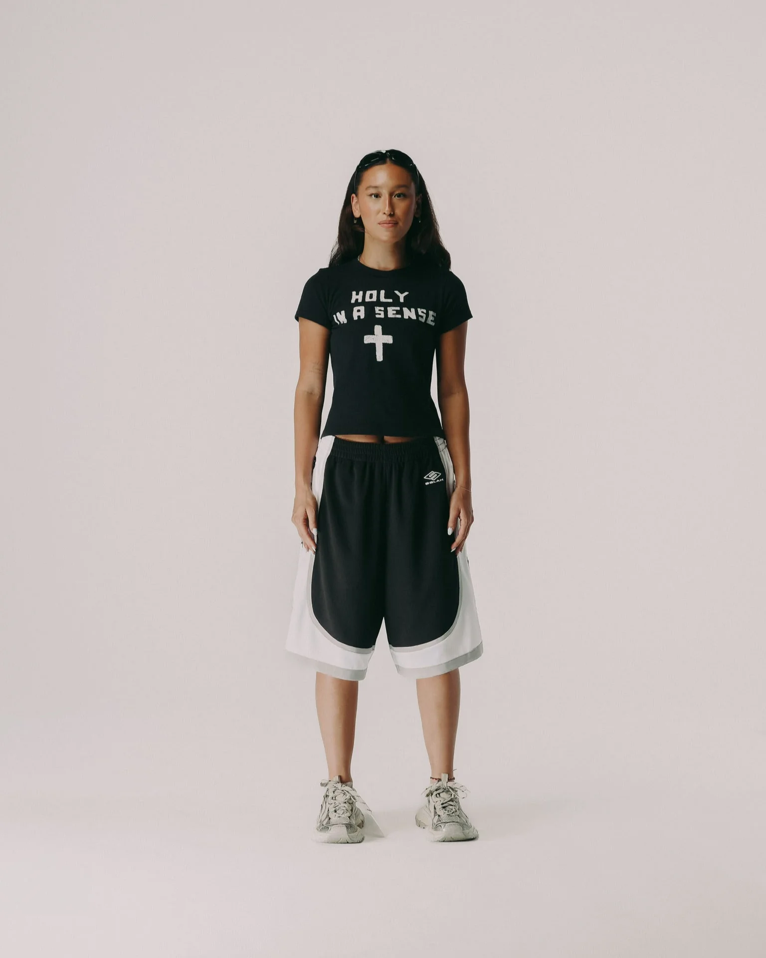 "HOLY IN A SENSE" PETITE TEE - Image 2
