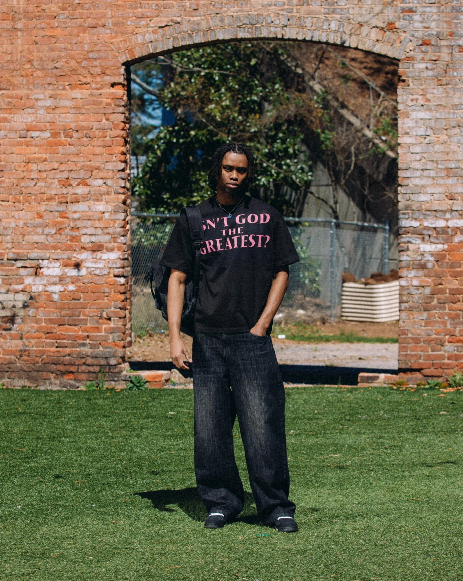 "ISN'T GOD THE GREATEST" TEE - Image 5