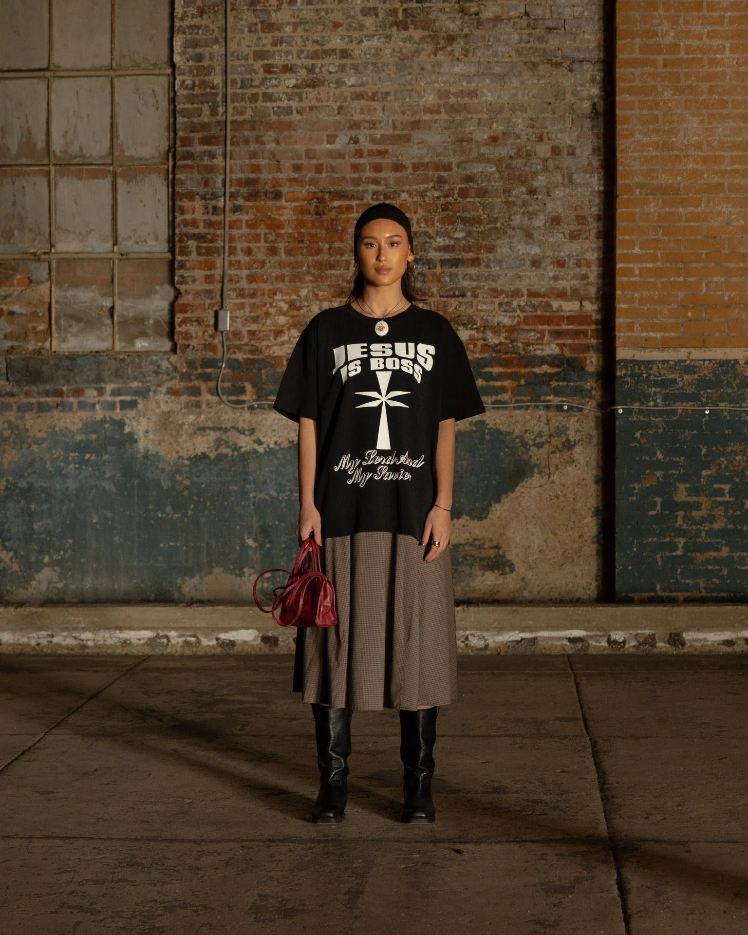 "JESUS IS BOSS" TEE - Image 2