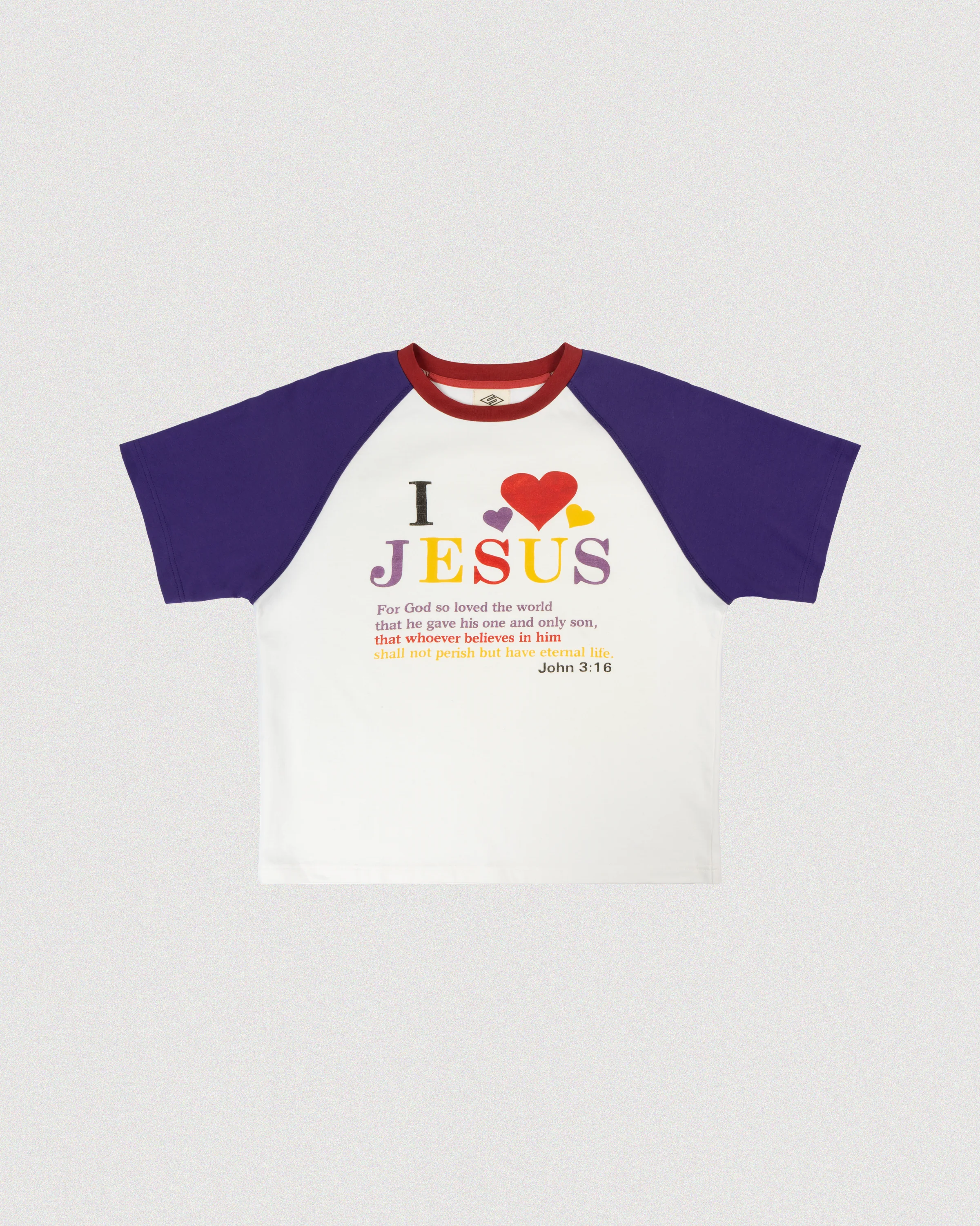 "JOHN 3:16" RAGLAN TEE