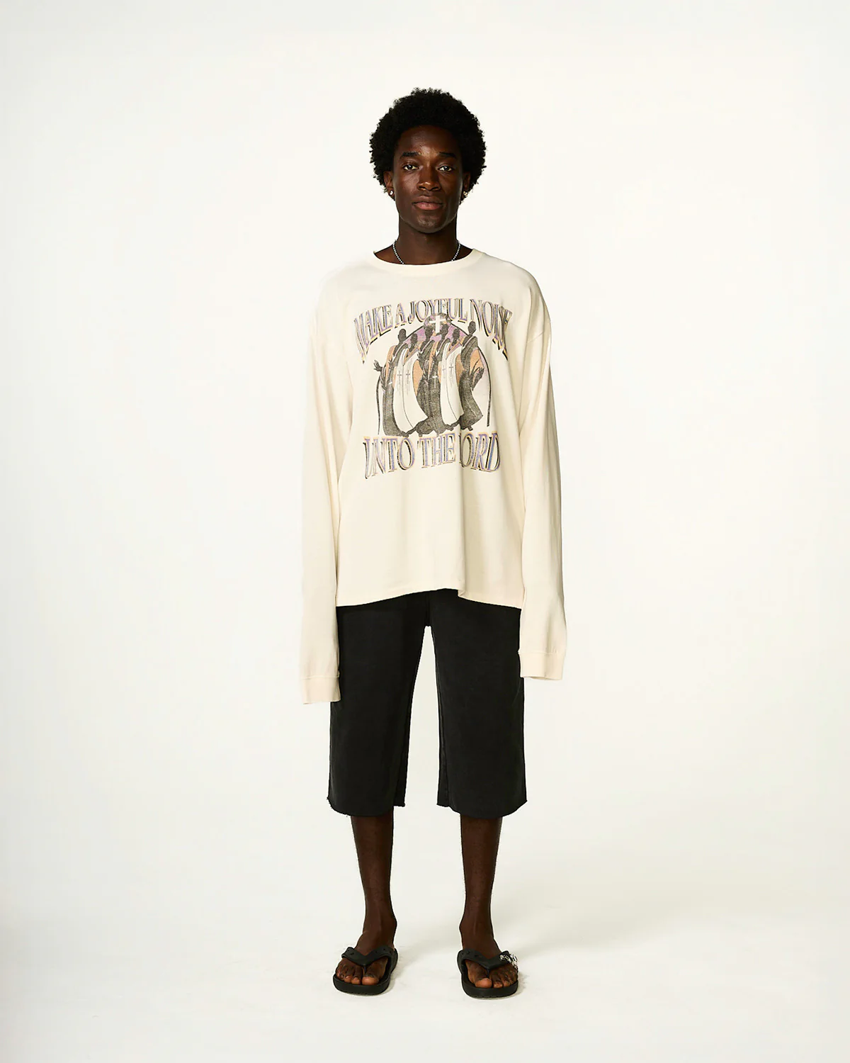 "JOYFUL NOISE" LONG SLEEVE TEE - Image 2