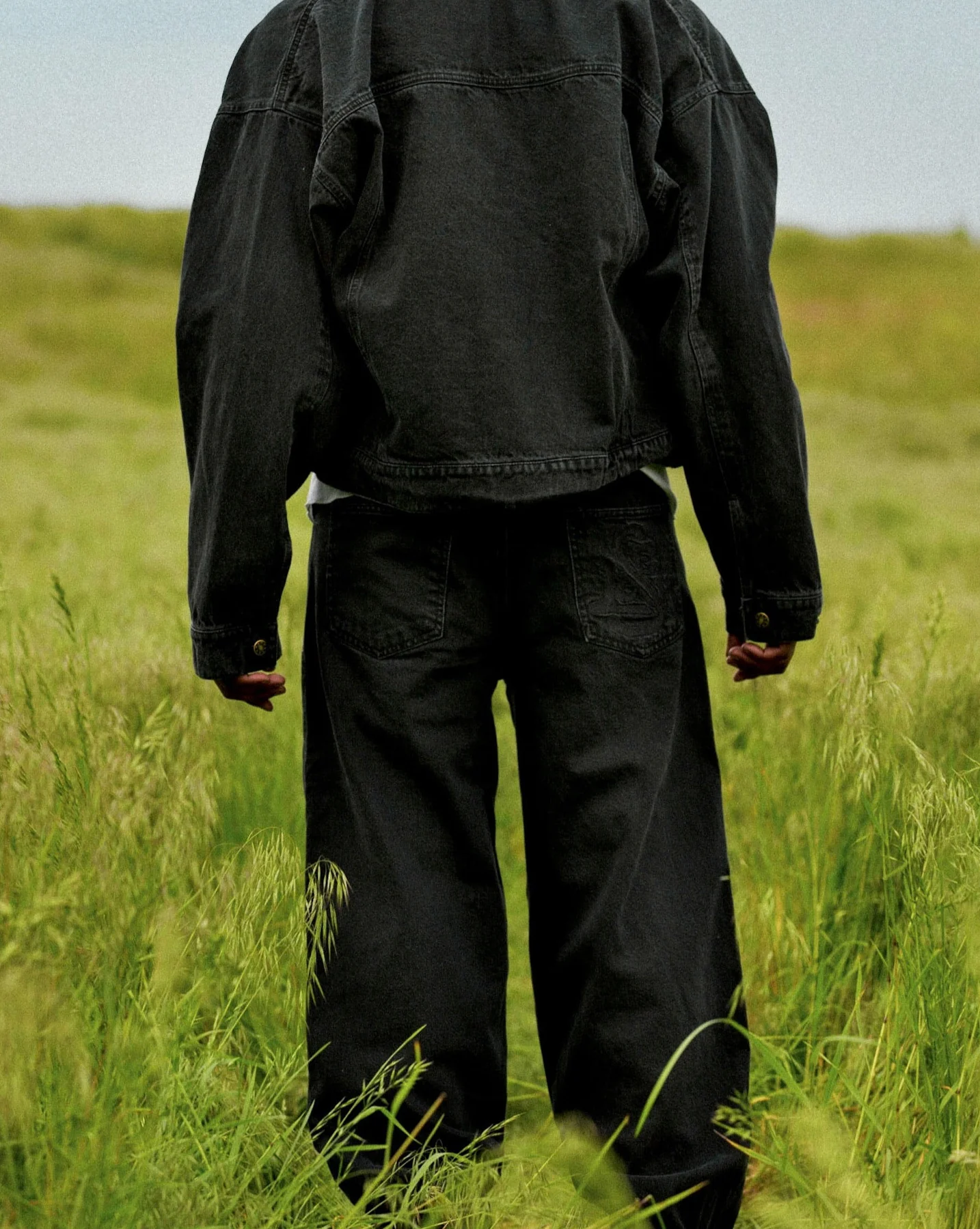 "LOGO" RELAXED DOUBLE-KNEE DENIM - Image 6