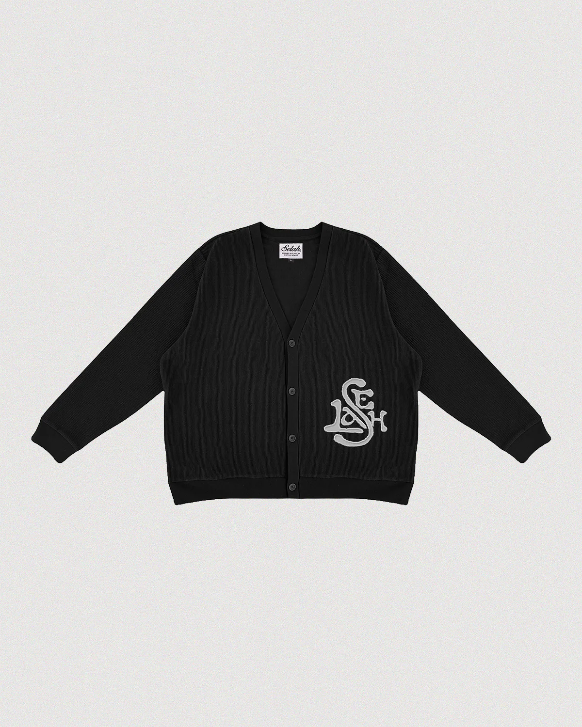 "LOGO" CARDIGAN