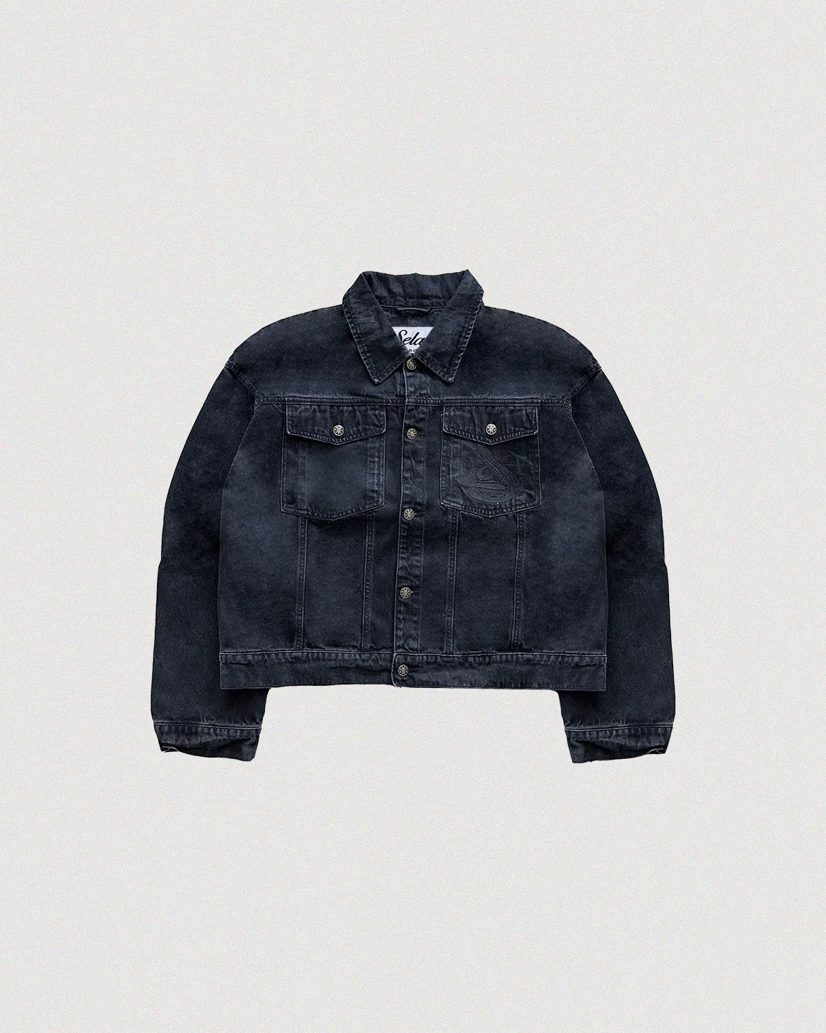"LOGO" JEAN JACKET