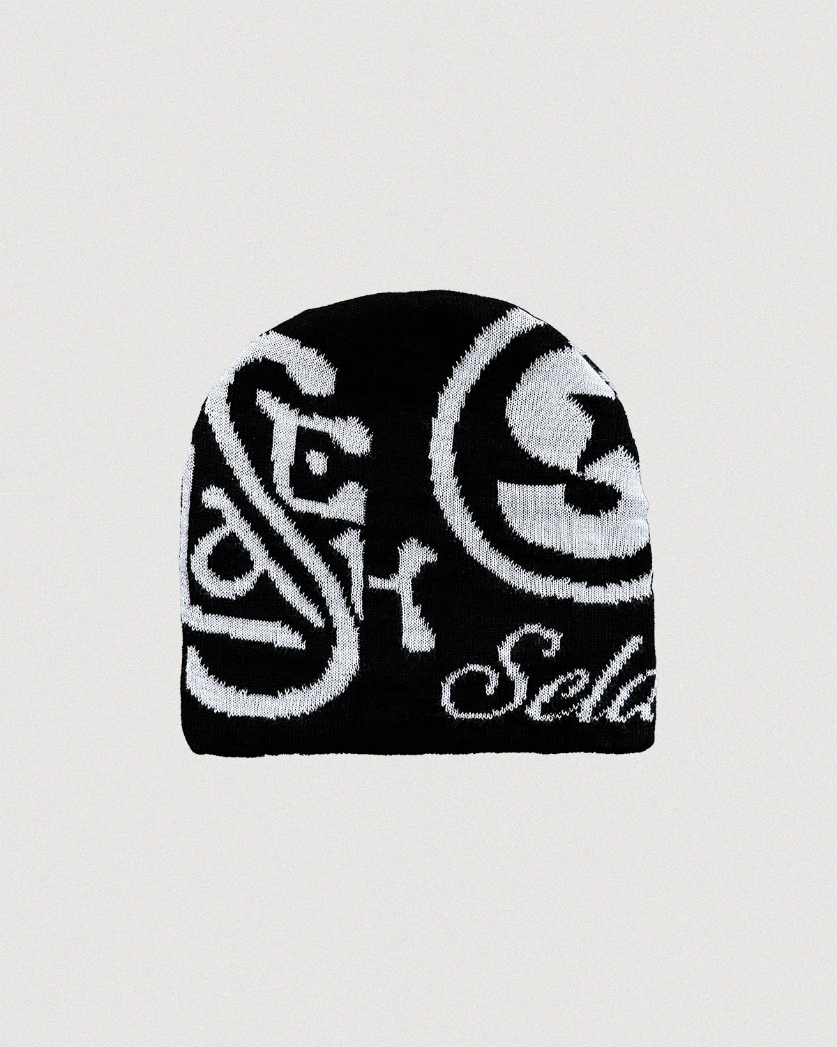 "LOGO" KNIT BEANIE
