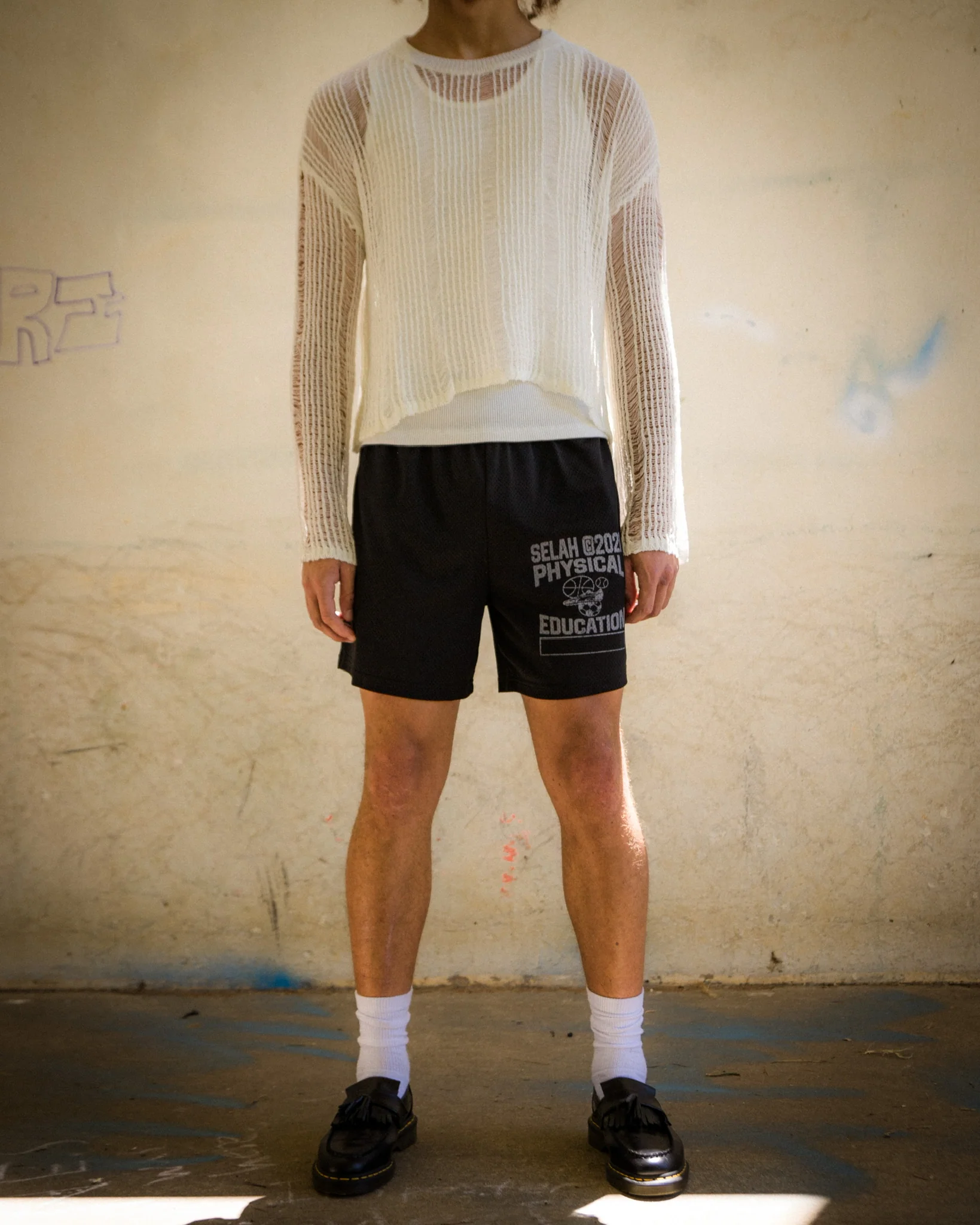 "PHYSICAL EDUCATION" MESH SHORTS - Image 3