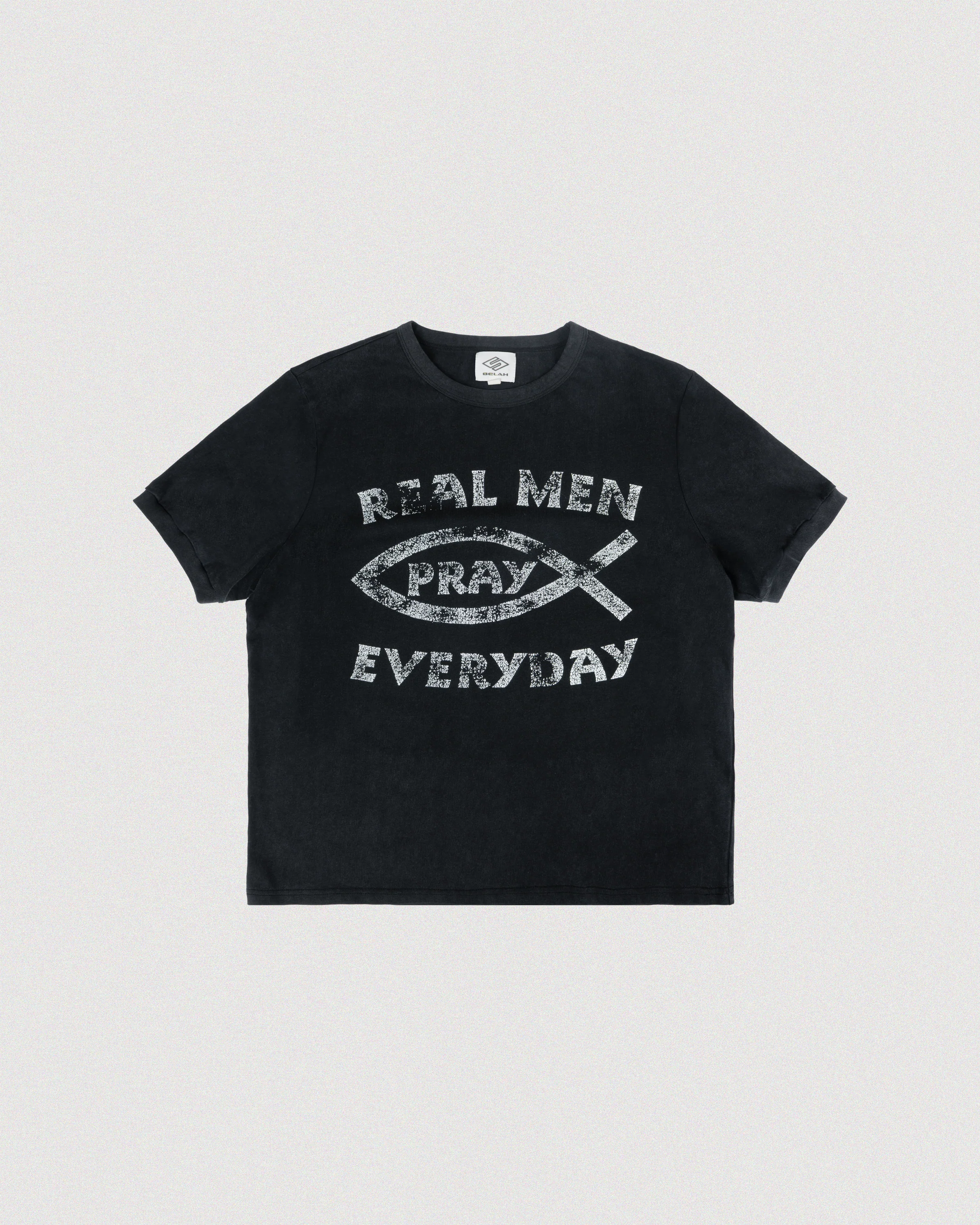 "PRAY EVERYDAY" 70'S RINGER TEE