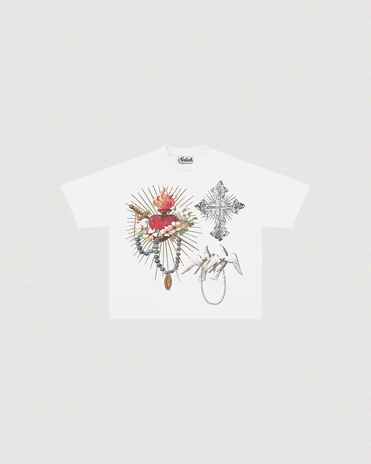 "SACRED HEART" HEAVY TEE