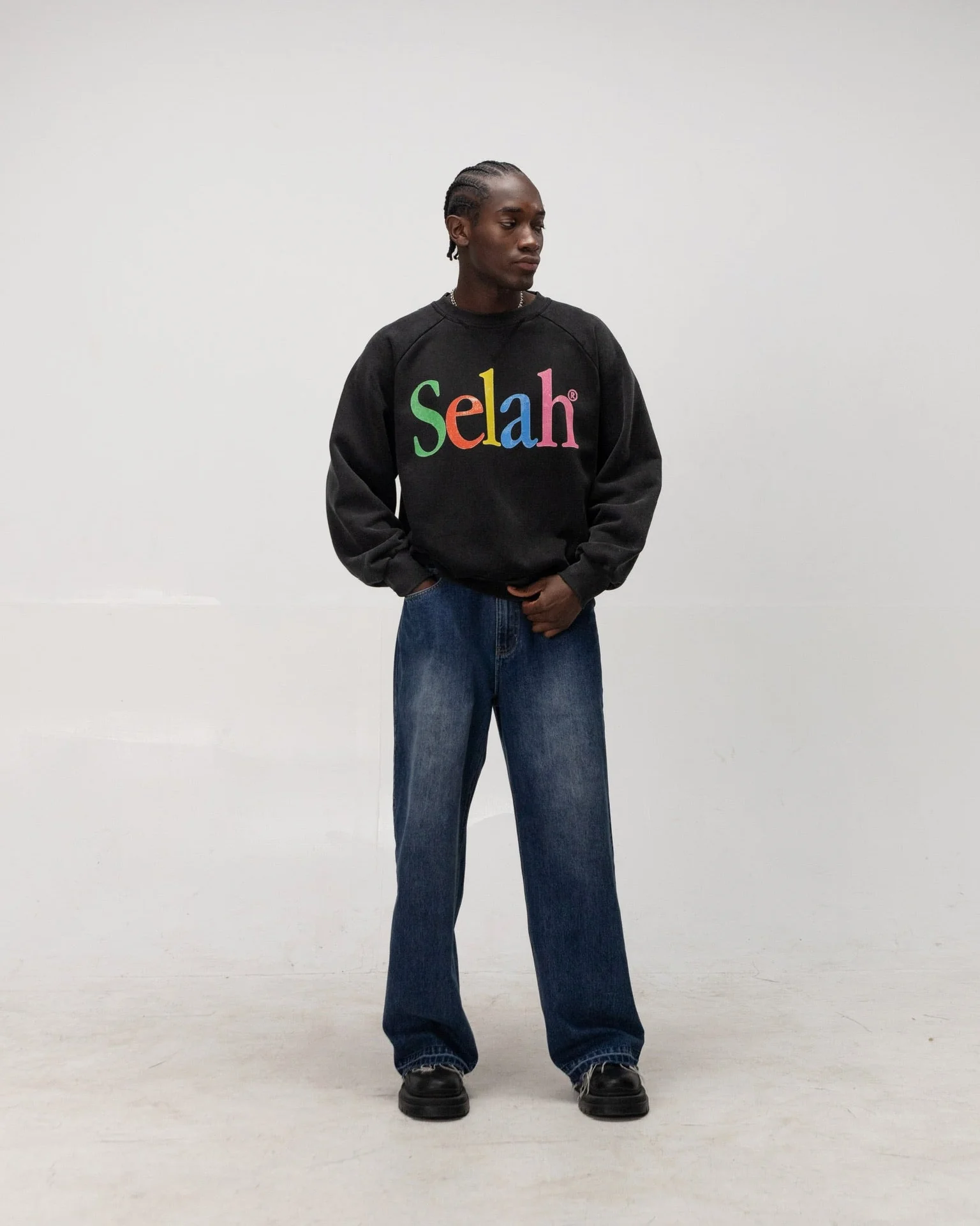 "SELAH.ORG" VINTAGE RAGLAN CREWNECK - Image 2