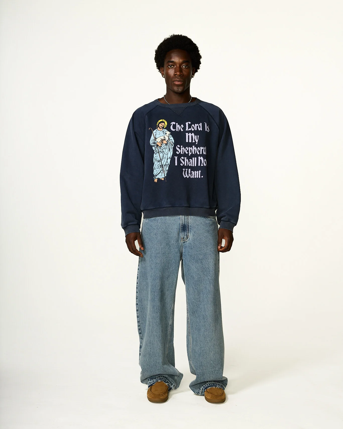 "SHEPHERD" 50'S RAGLAN CREWNECK - Image 2