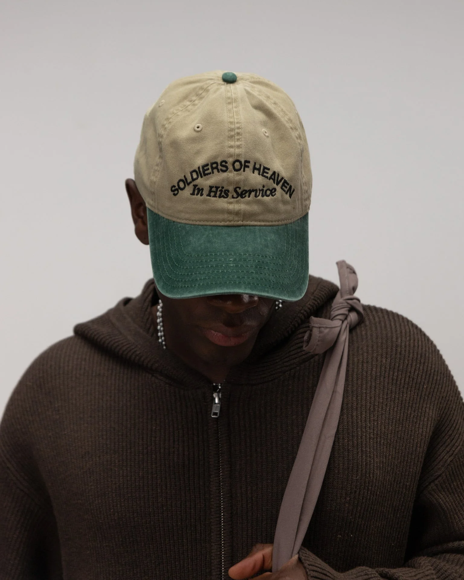 "SOLDIERS OF HEAVEN" EMBROIDERED DAD HAT - Image 2