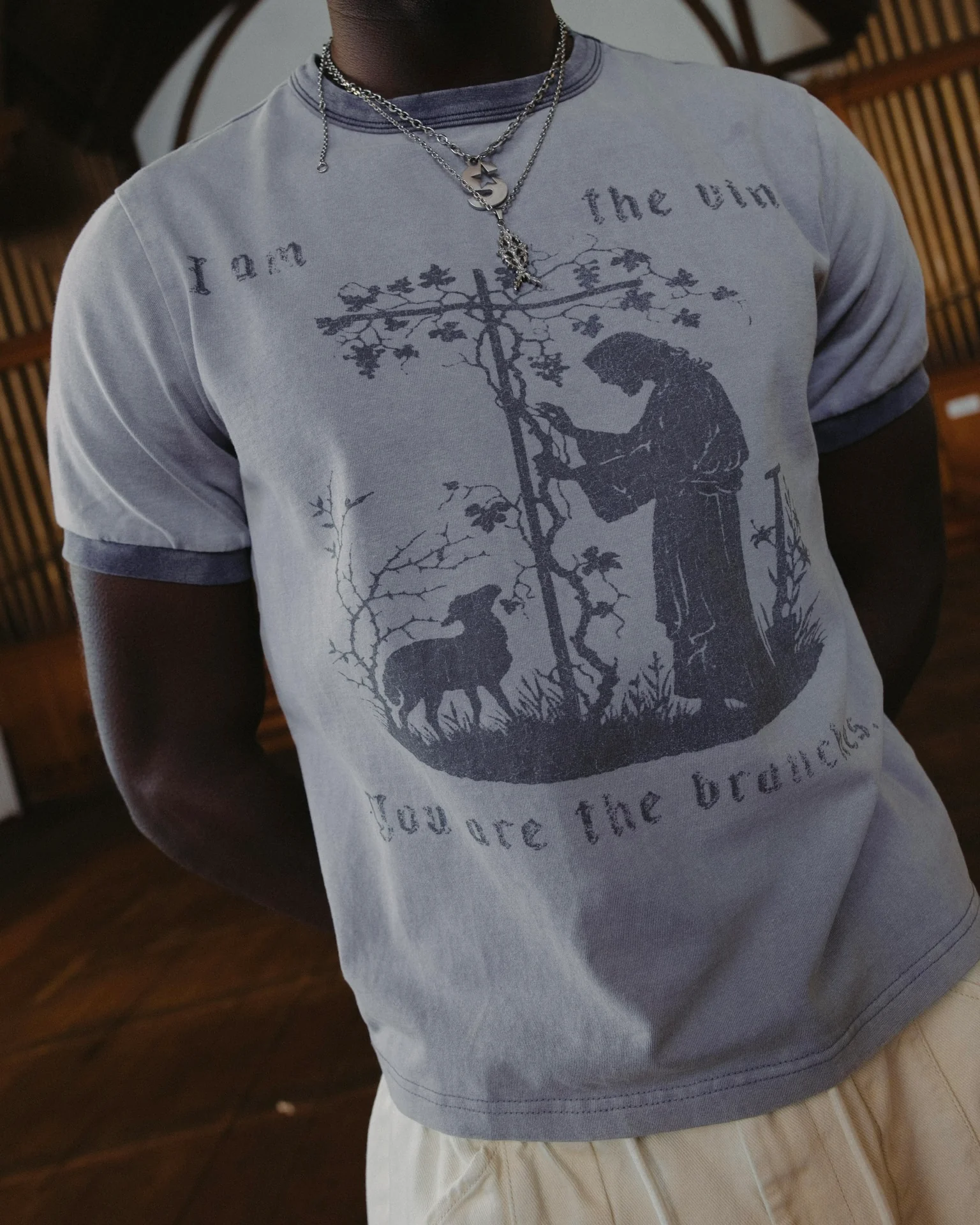 "THE VINE" 70'S RINGER TEE - Image 3