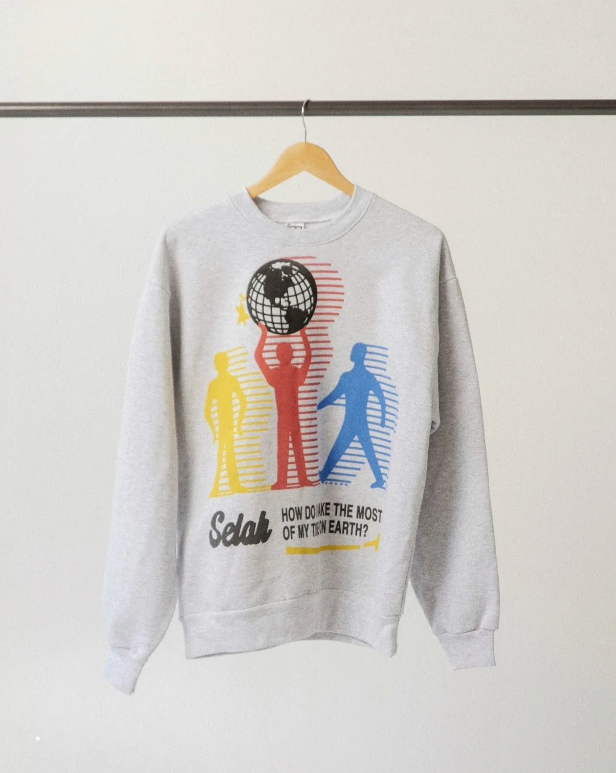 "TIME ON EARTH" HEAVY CREWNECK - Image 3