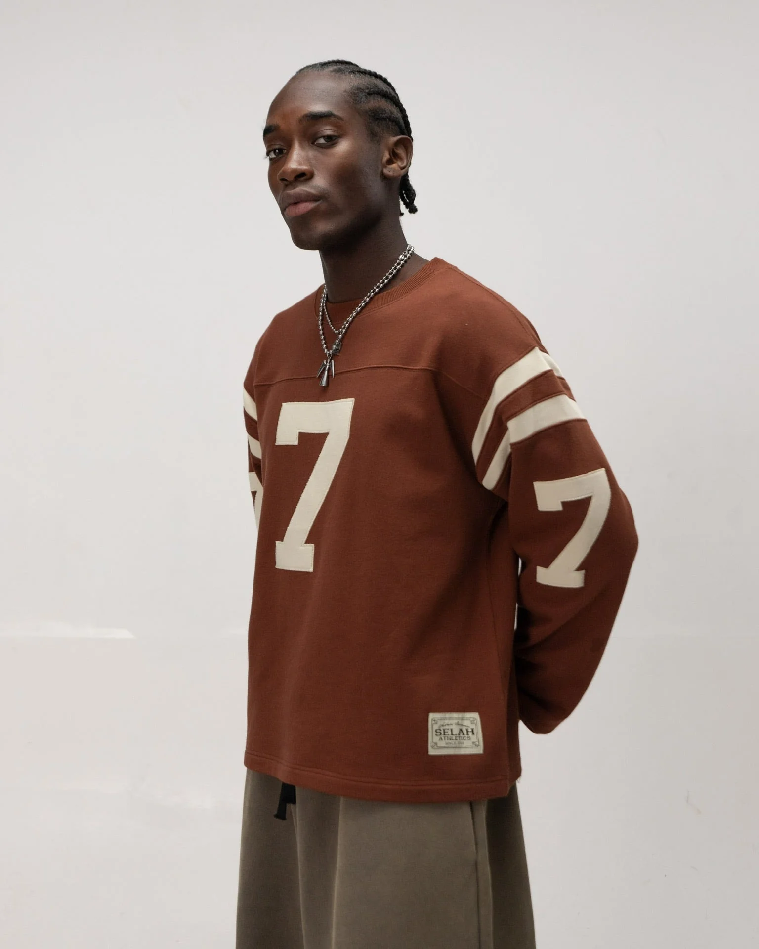 "VARSITY" VINTAGE FOOTBALL JERSEY - Image 5