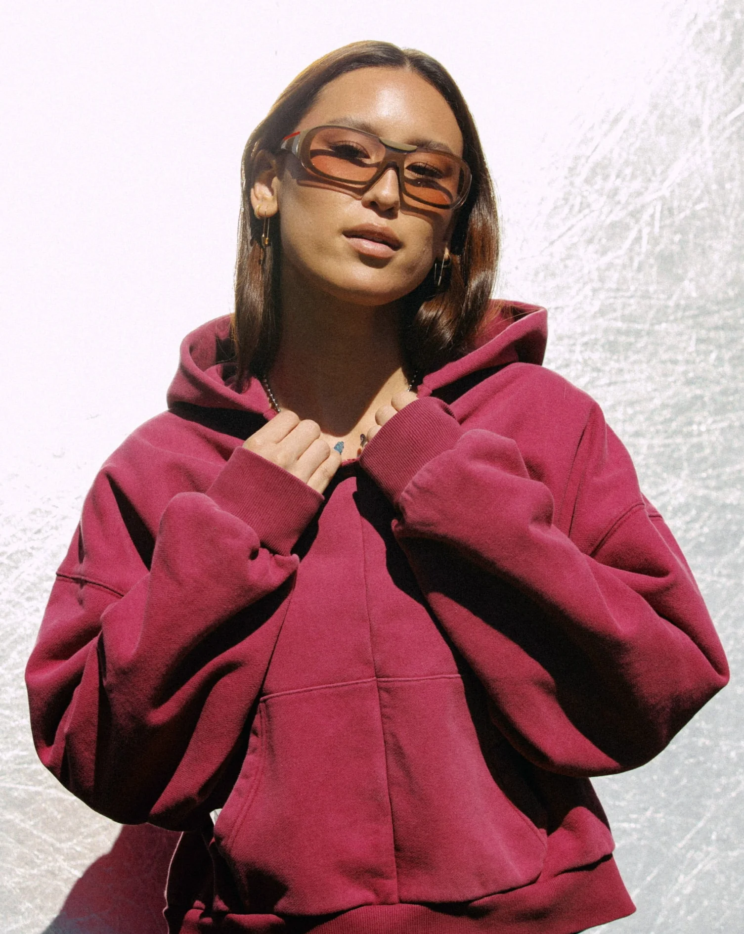 "COMPOSITE" REPAIRED STITCH HOODIE - Image 3