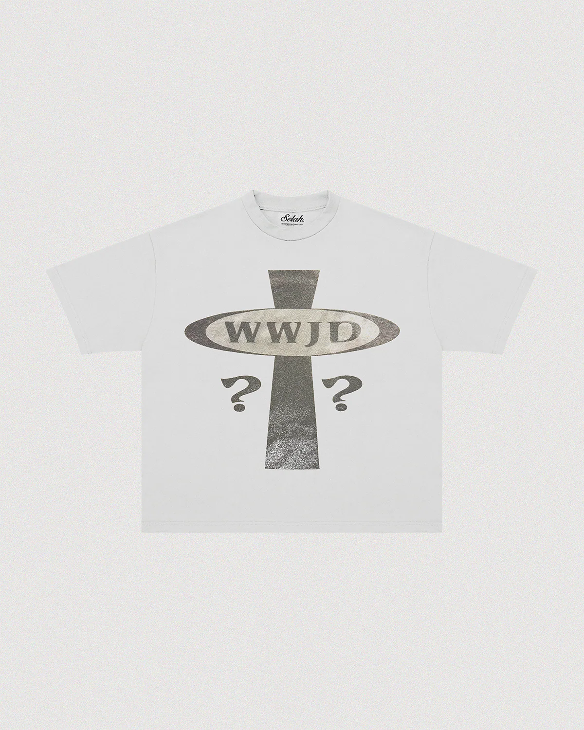 "WWJD CROSS" HEAVY TEE